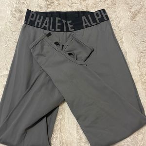 Alphalete gray high waisted workout leggings